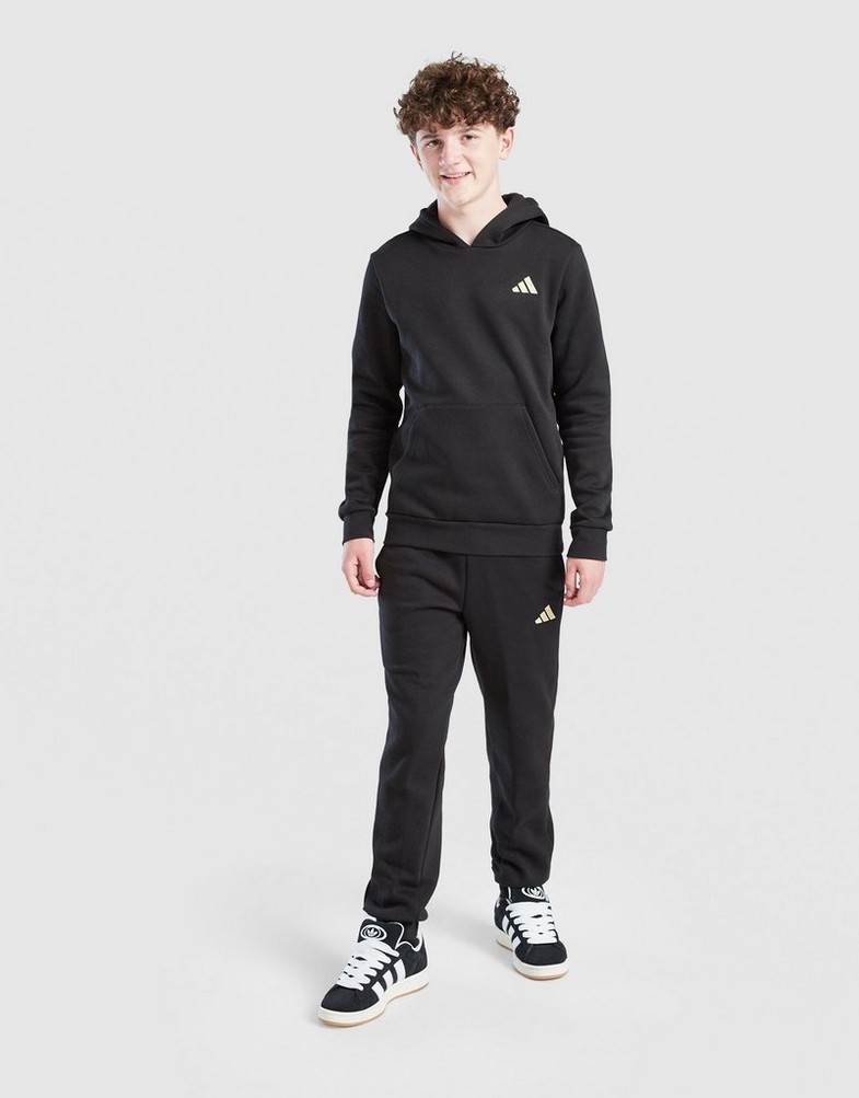 ADIDAS BLUZĂ CU GLUGĂ JB FLEECE HD KC8853 Negru