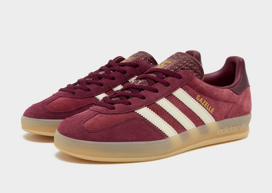 Adidași de damă ADIDAS GAZELLE INDOOR W HQ2661 Bordo