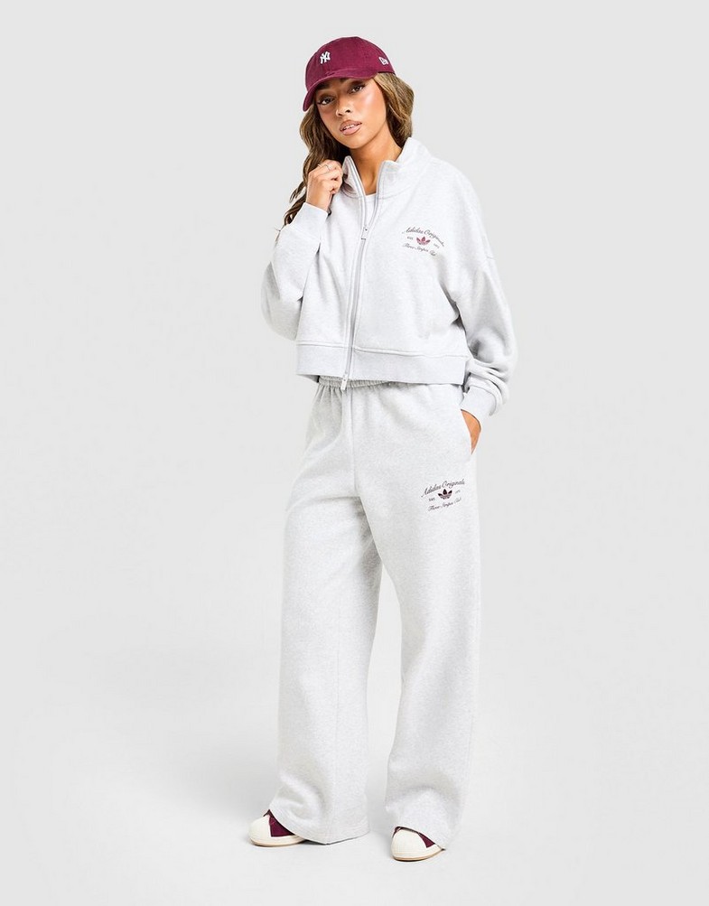 ADIDAS КОФТА НА БЛИСКАВЦІ FLEECE TT KD6385 | колір Сірий | Одяг в