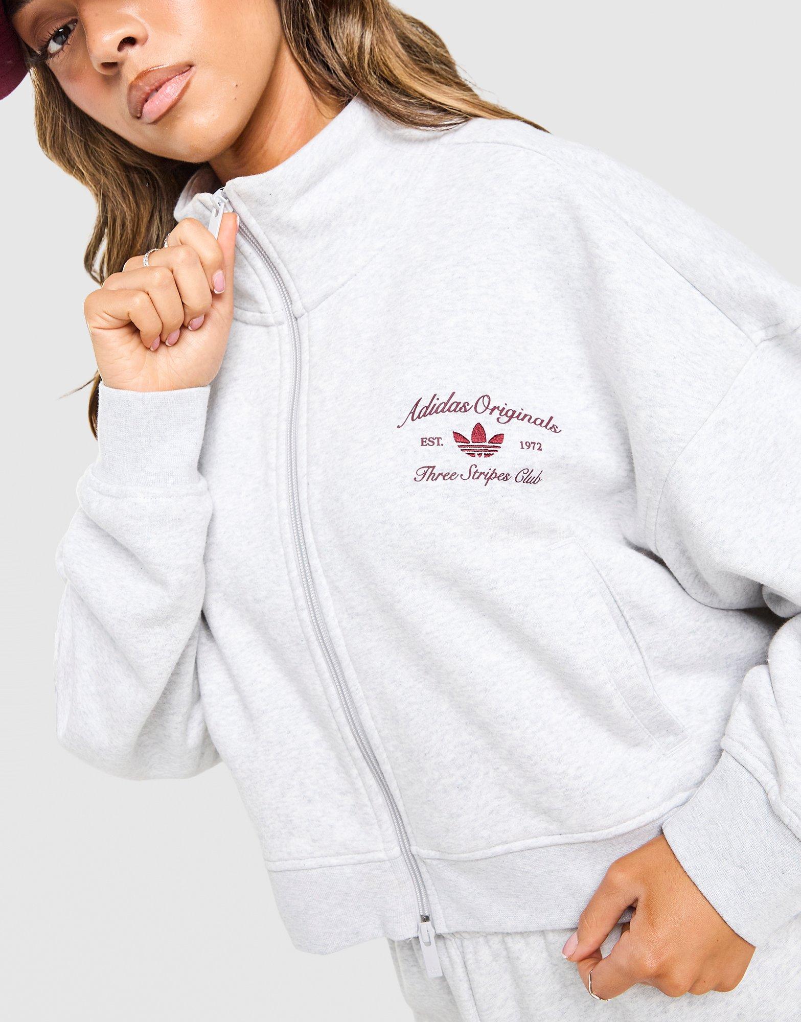 Дамска блуза ADIDAS СУИТЧЪР СЪС ЗАКОПЧАВАНЕ FLEECE TT KD6385 Сив