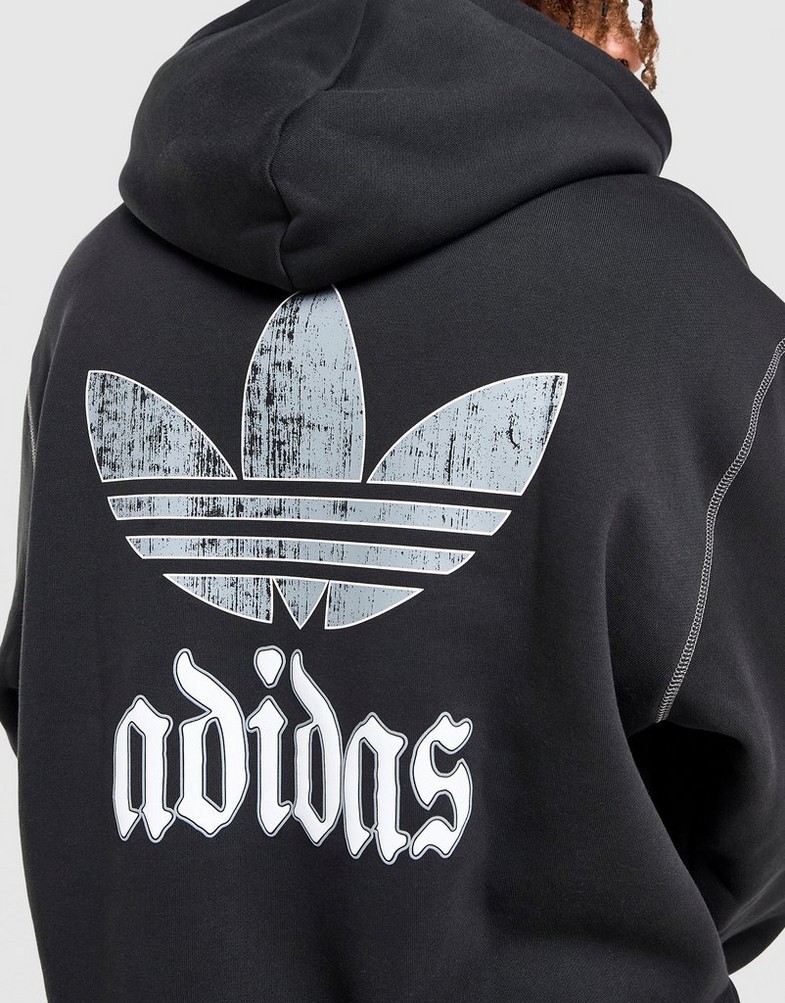 Muški gornji dio trenirke ADIDAS VESTA S KAPULJAČOM GFX HD OS KC6697 crna