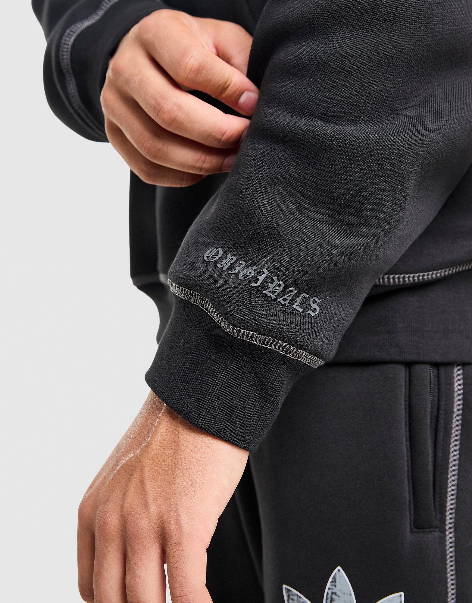 Muški gornji dio trenirke ADIDAS VESTA S KAPULJAČOM GFX HD OS KC6697 crna