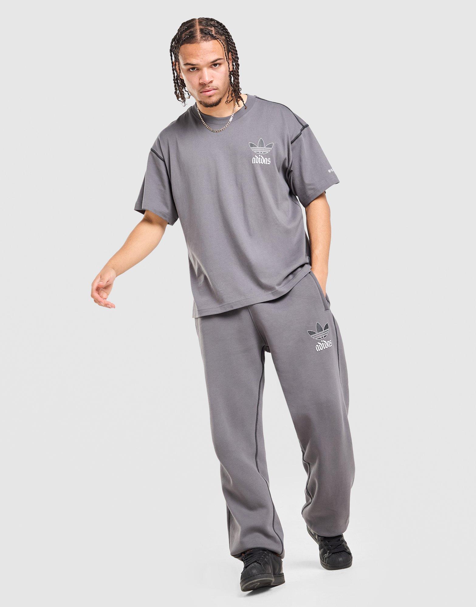 Muški T-shirt ADIDAS T-SHIRT GFX TEE LO KC6726 siva