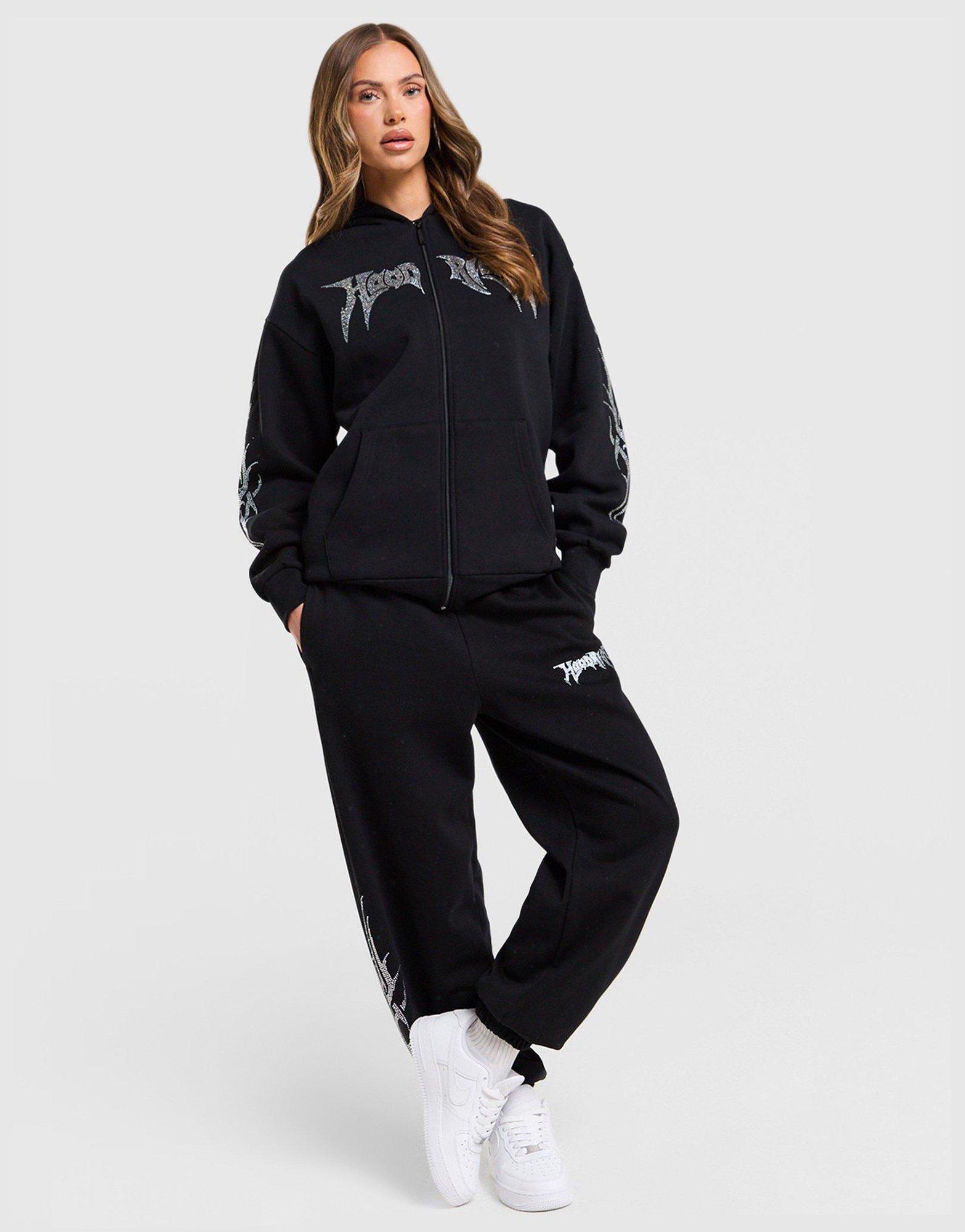 Női nadrág HOODRICH NADRÁG QUARTZ DMNT OSIZE JG BLK HW04250270 Fekete