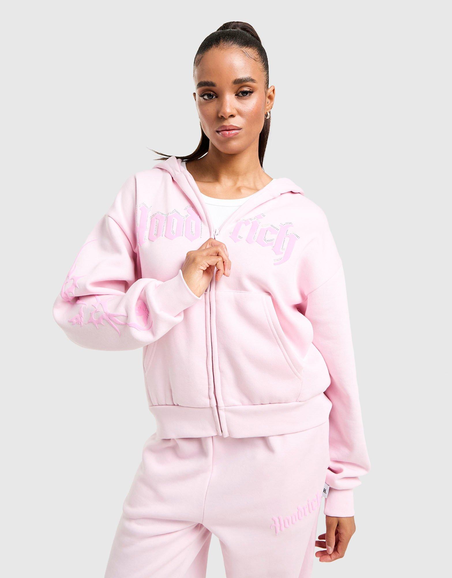 Дамска блуза HOODRICH СУИТЧЪР СЪС ЗАКОПЧАВАНЕ   С КАЧУЛКА TOTEM DMT FZ HW04250285 Розов