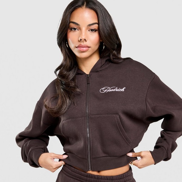 HOODRICH MIKINA ROZEPÍNACÍ   S KAPUCÍ POISE CROP FZ