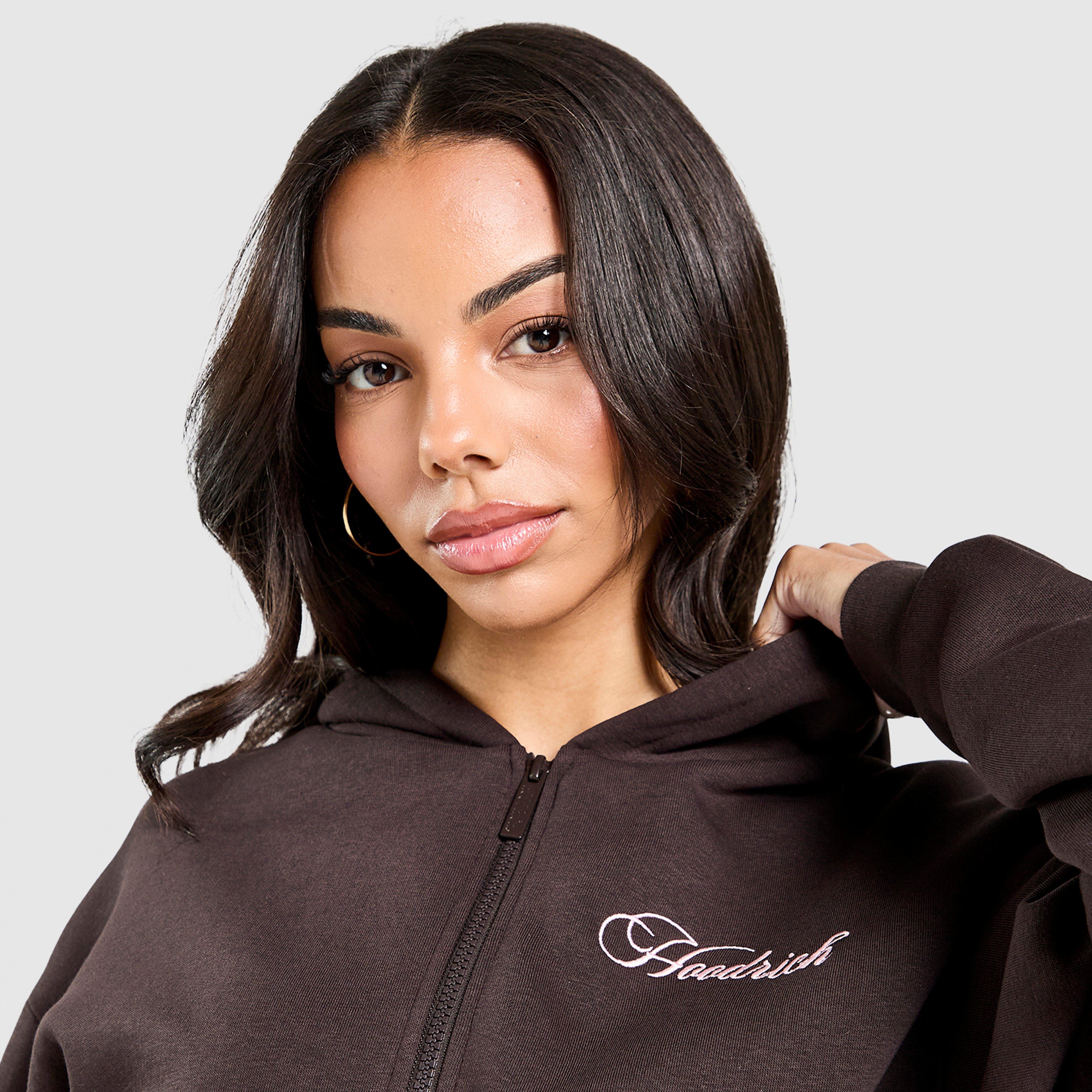 Női pulóver HOODRICH PULÓVER CIPZÁRAS KAPUCNIS POISE CROP FZ