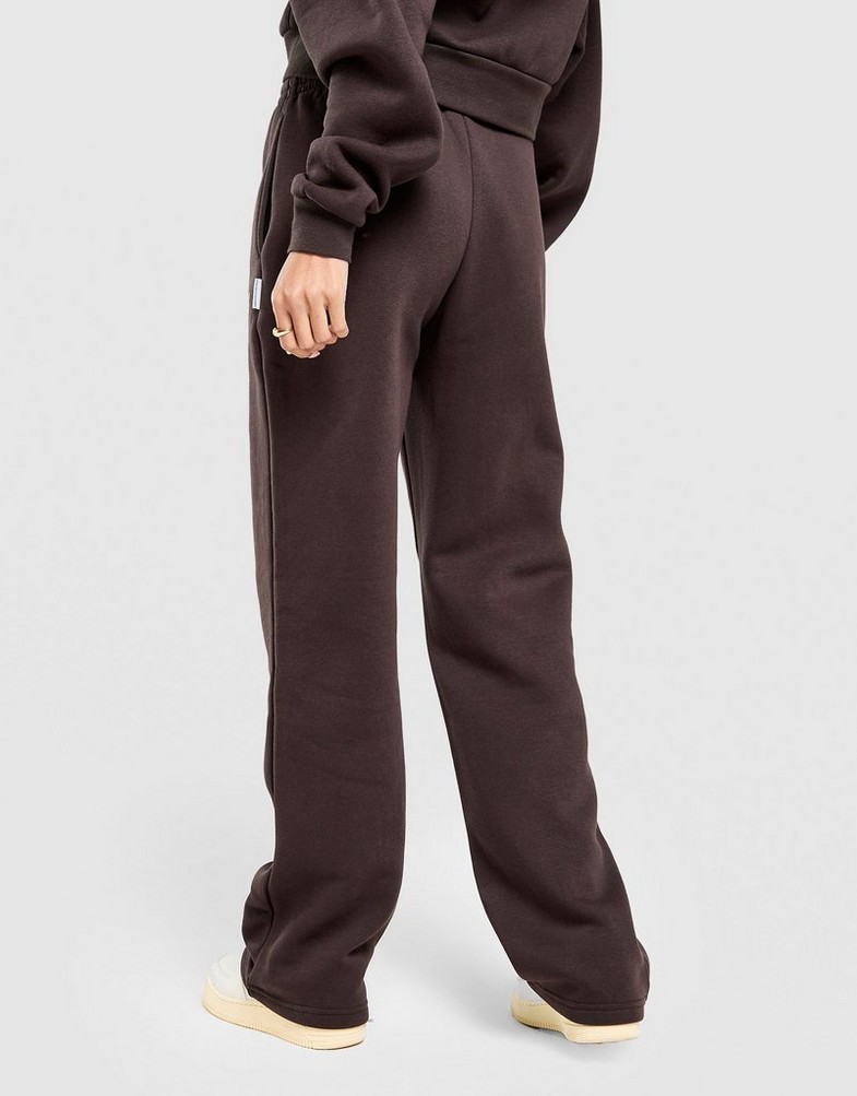 Moteriškos kelnės HOODRICH KELNĖS POISE WIDE LEG JOG BRN/PNK HW04250268 Ruda