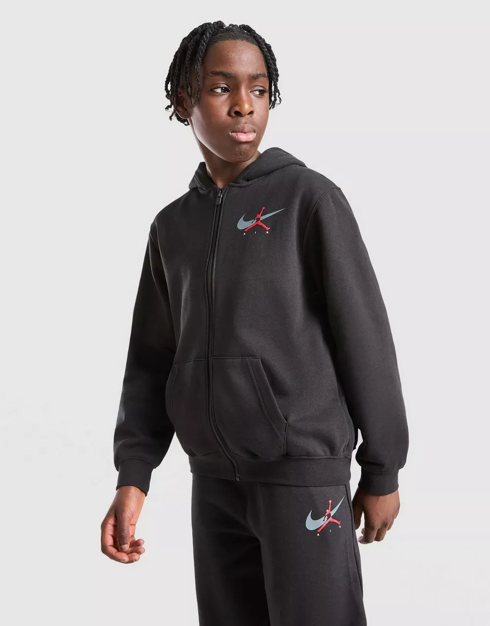 NikeHad JORDAN КОФТА З КАПЮШОНОМ $ARCH FLC FZ BLK, фото 1 з 5