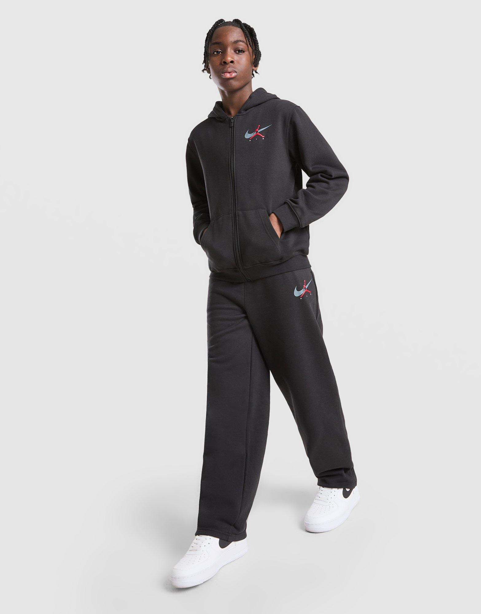 Gyerek pulóver JORDAN PULÓVER KAPUCNIS $ARCH FLC FZ BLK 95F678-023 Fekete