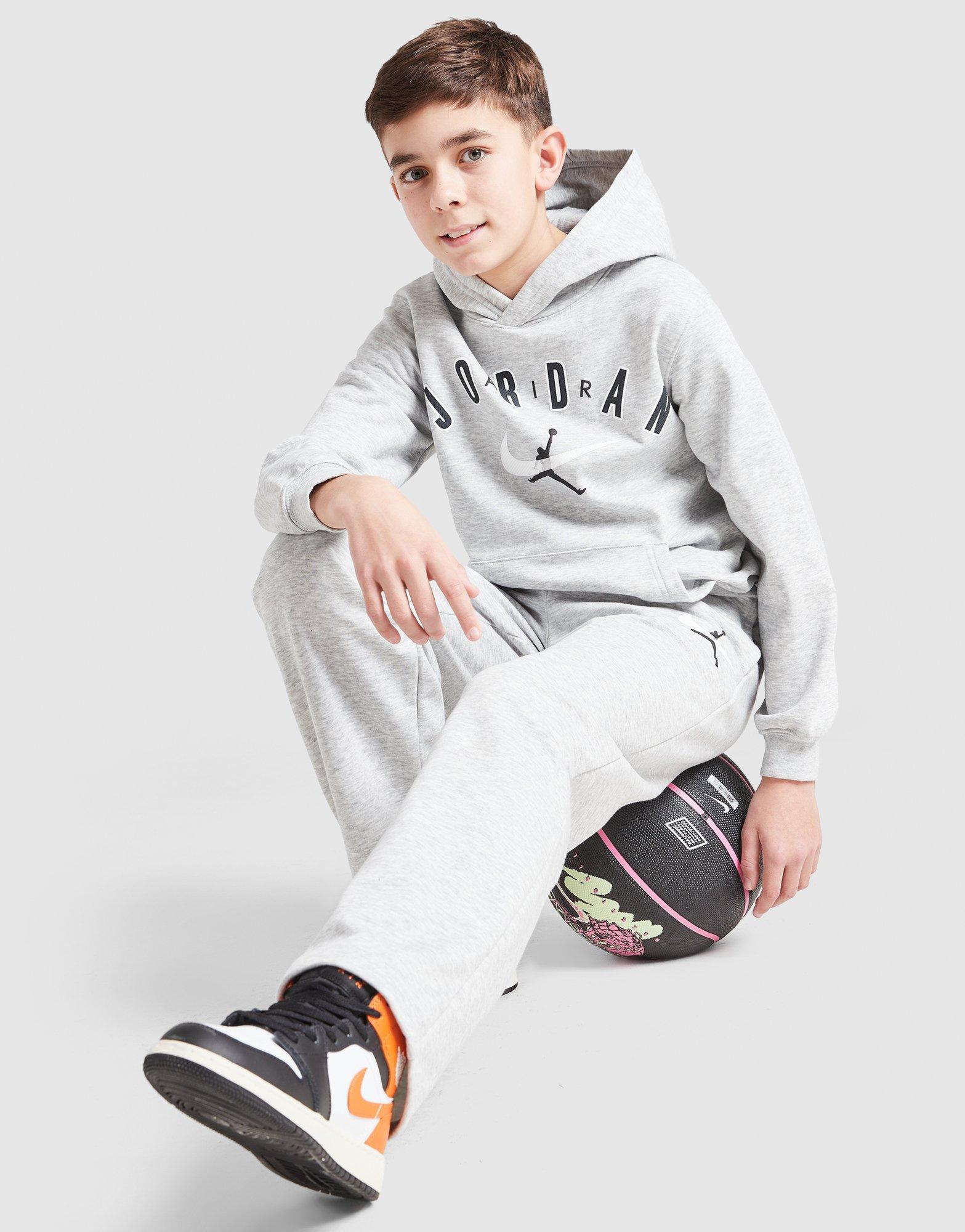 Jordan Bluza Z Kapturem $Arch Flc Hd Gry Mrl