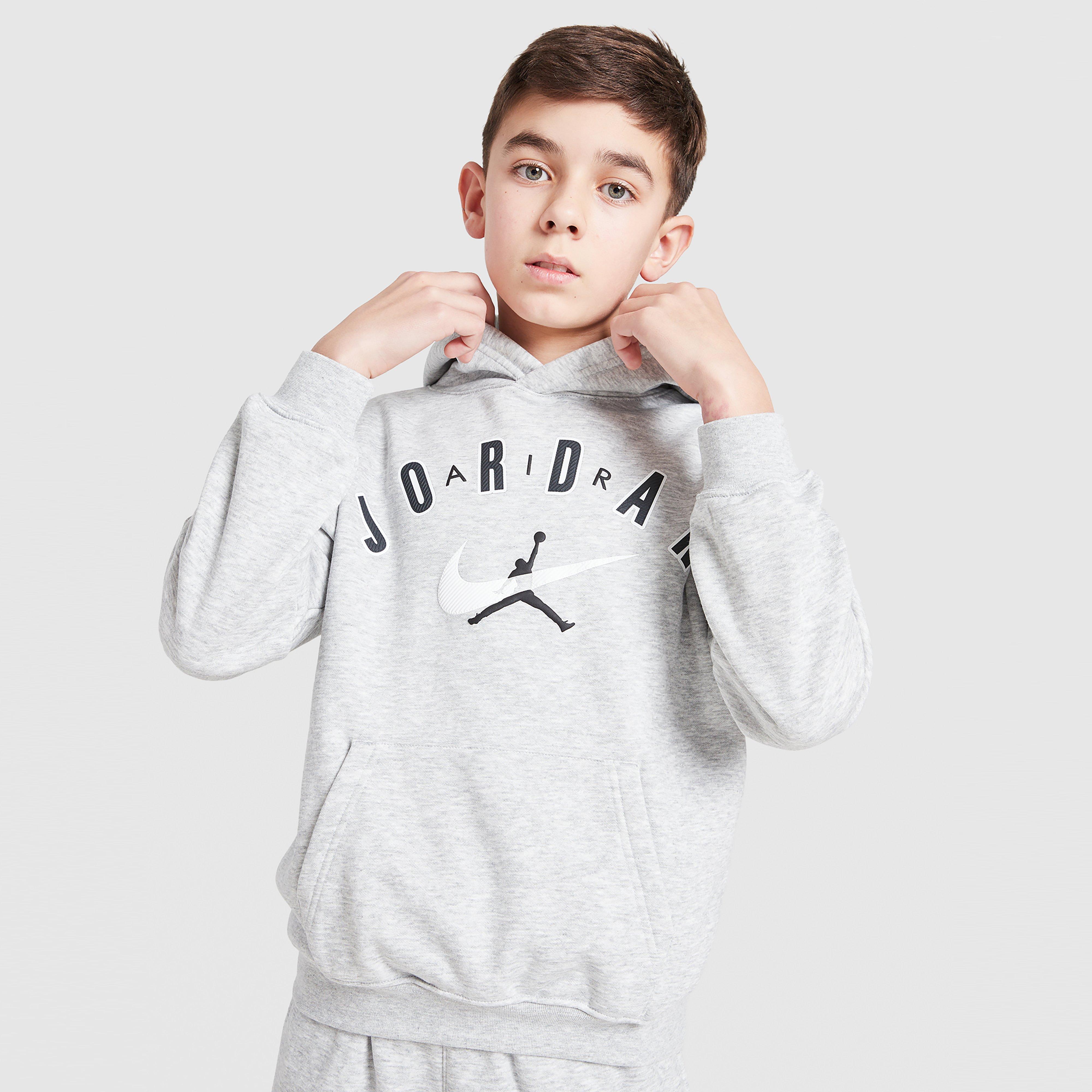 Gyerek pulóver JORDAN PULÓVER KAPUCNIS $ARCH FLC HD GRY MRL