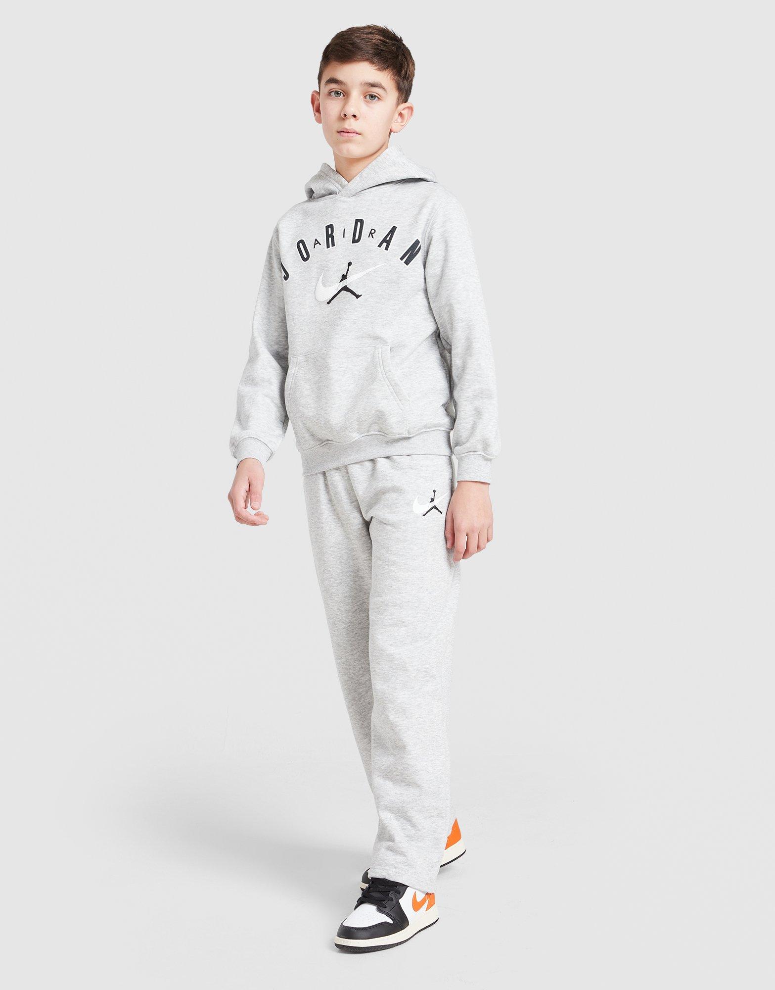 Gyerek pulóver JORDAN PULÓVER KAPUCNIS $ARCH FLC HD GRY MRL 95F679-G2H Szürke