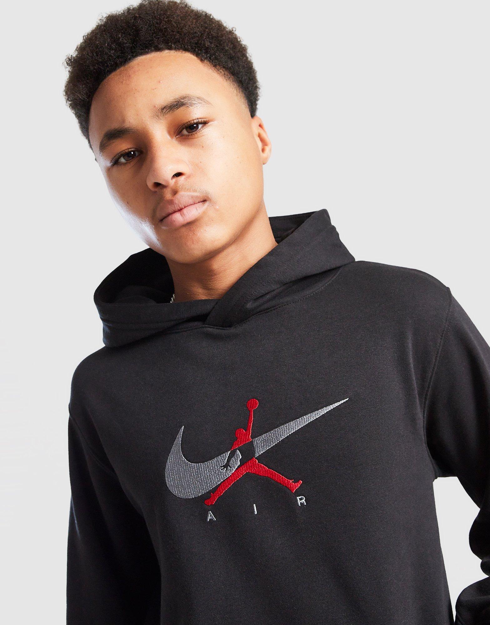 Gyerek melegítőszett JORDAN MELEGÍTŐ $ FLEECE WVN SUIT BLK 95F675-023 Fekete