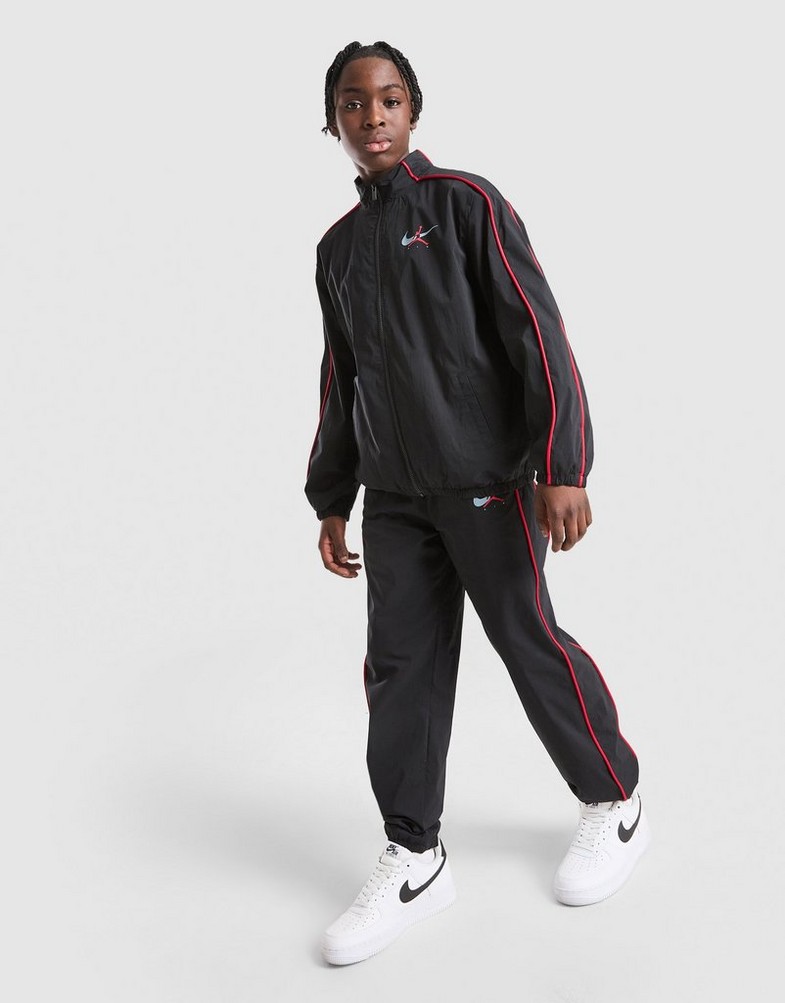 JORDAN ジャージセットアップ　スキー　上XL 下L JORDAN СПОРТИВНИЙ КОСТЮМ $ WOVEN ARCH SUIT BLK/RED 95F676-023