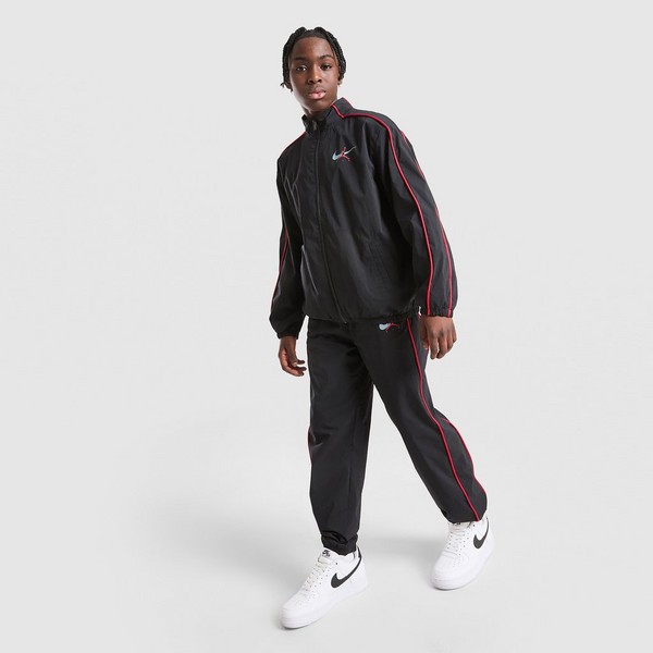JORDAN MELEGÍTŐ $ WOVEN ARCH SUIT BLK/RED