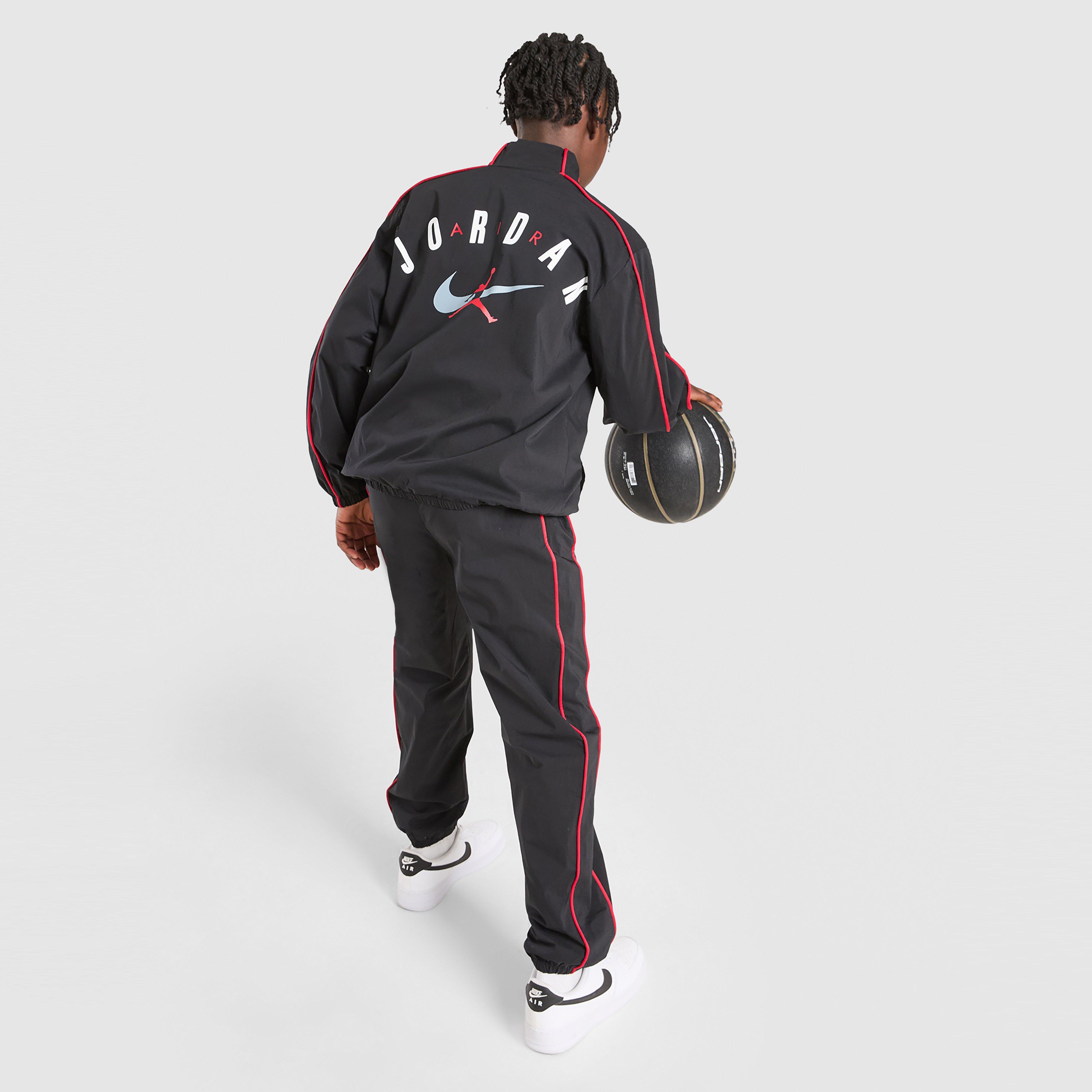 Gyerek melegítőszett JORDAN MELEGÍTŐ $ WOVEN ARCH SUIT BLK/RED