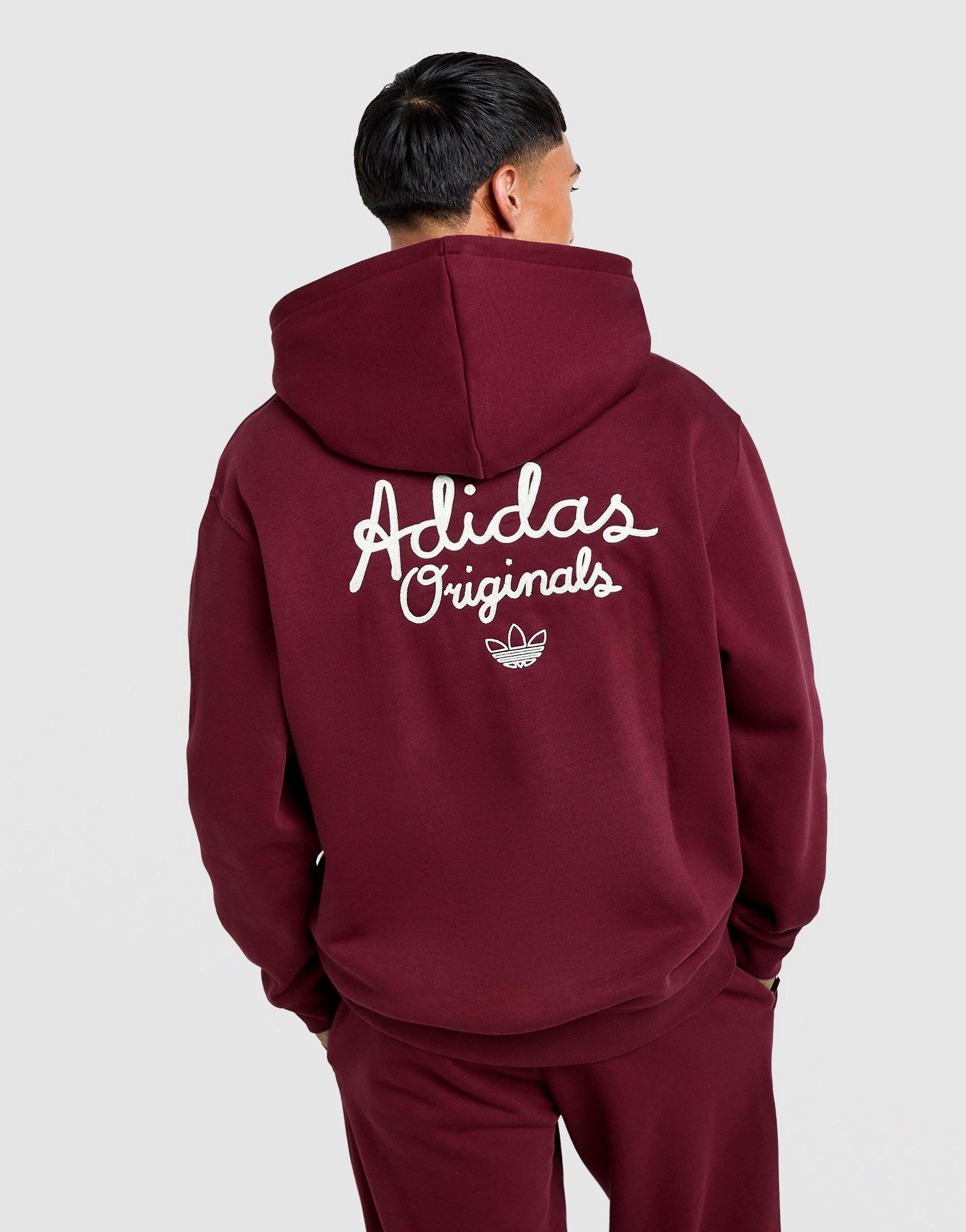 Мъжка блуза ADIDAS СУИТЧЪР С КАЧУЛКА GFX HD OS KC6692 Бордо