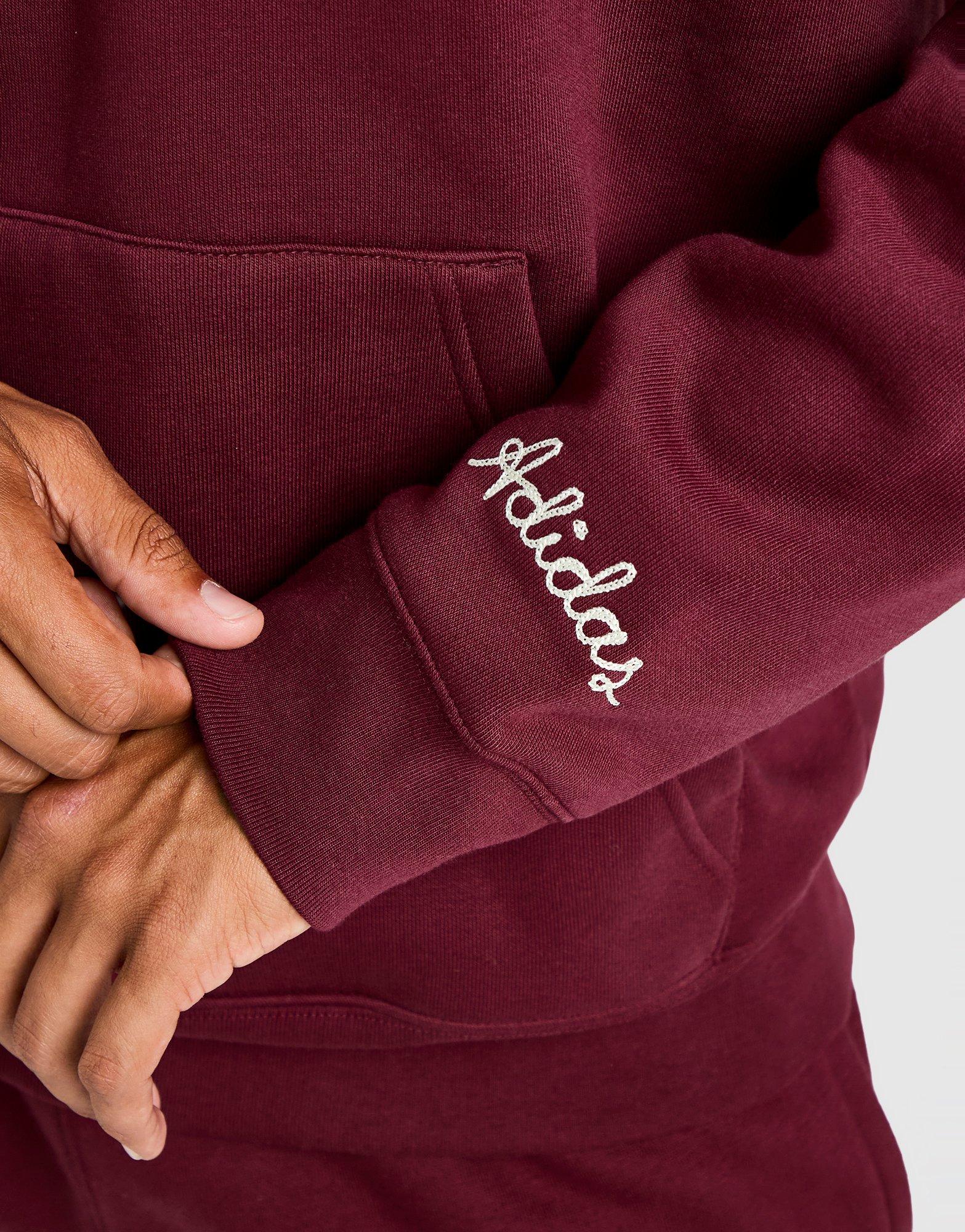 Мъжка блуза ADIDAS СУИТЧЪР С КАЧУЛКА GFX HD OS KC6692 Бордо