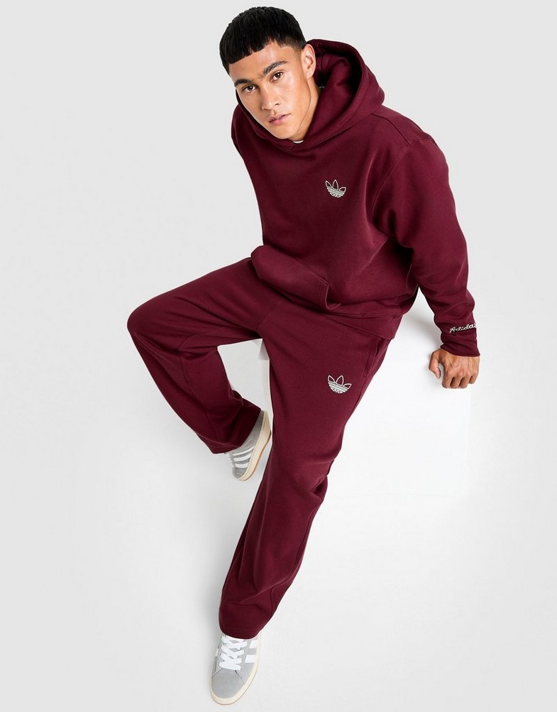 Pantaloni pentru bărbați ADIDAS PANTALONI  GFX PT LO KE8114 Bordo