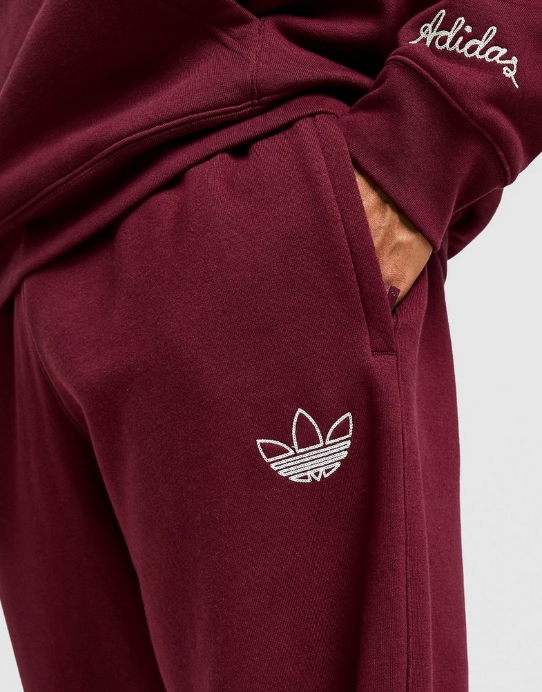 Pantaloni pentru bărbați ADIDAS PANTALONI  GFX PT LO KE8114 Bordo