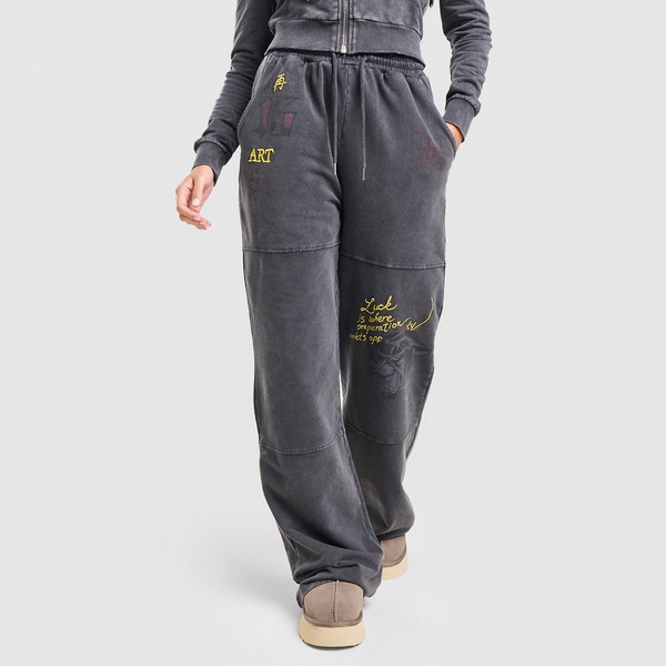 ED HARDY SPODNIE FLAME TIGER