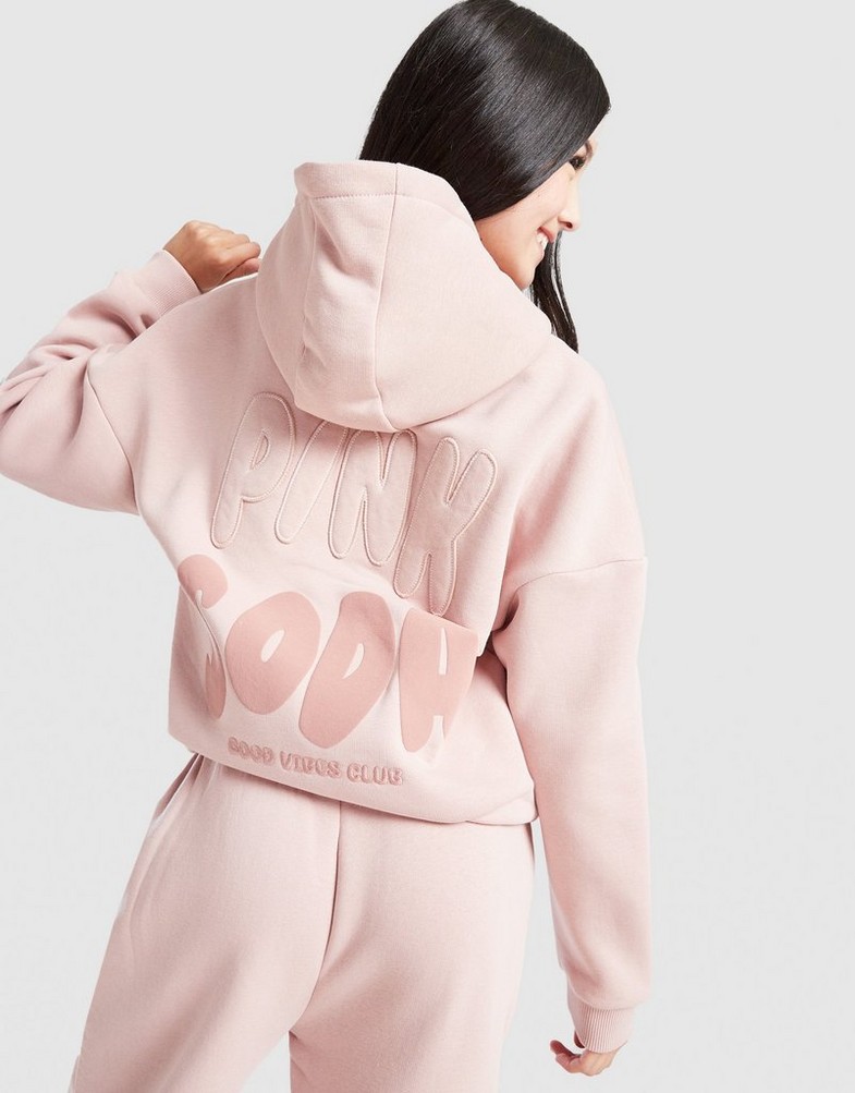 Detská mikina PINK&SODA  MIKINA S KAPUCŇOU MIX OH HD PSSTJG11964719 Hnedá