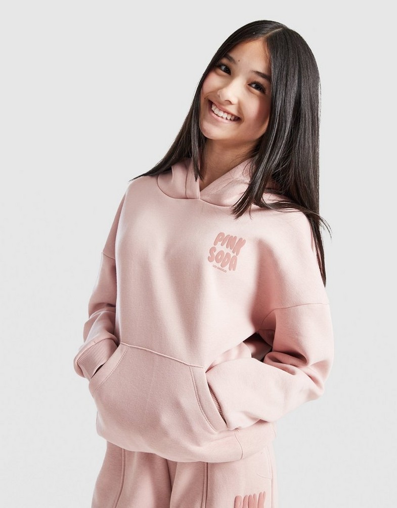 Detská mikina PINK&SODA  MIKINA S KAPUCŇOU MIX OH HD PSSTJG11964719 Hnedá