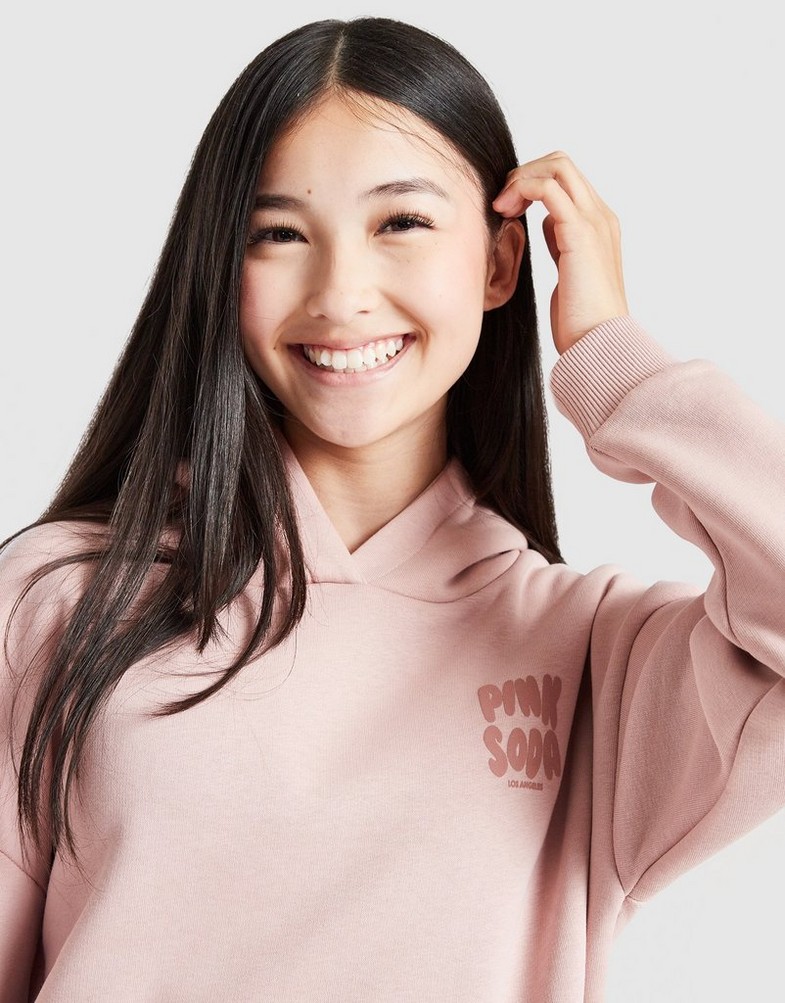 Detská mikina PINK&SODA  MIKINA S KAPUCŇOU MIX OH HD PSSTJG11964719 Hnedá