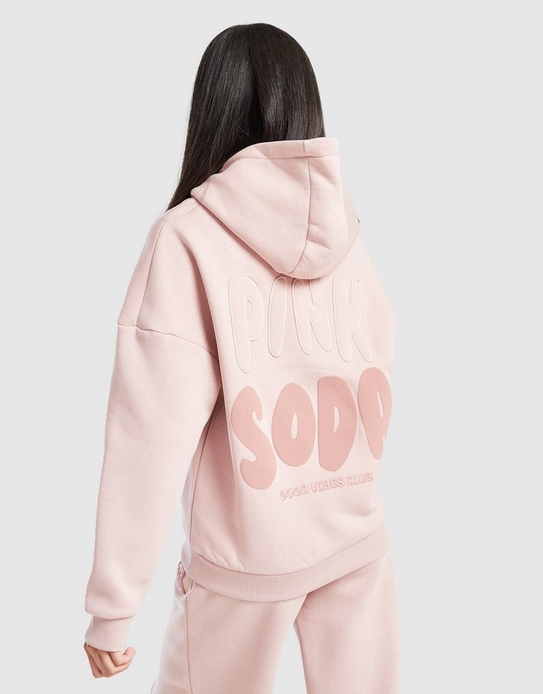 Detská mikina PINK&SODA  MIKINA S KAPUCŇOU MIX OH HD PSSTJG11964719 Hnedá