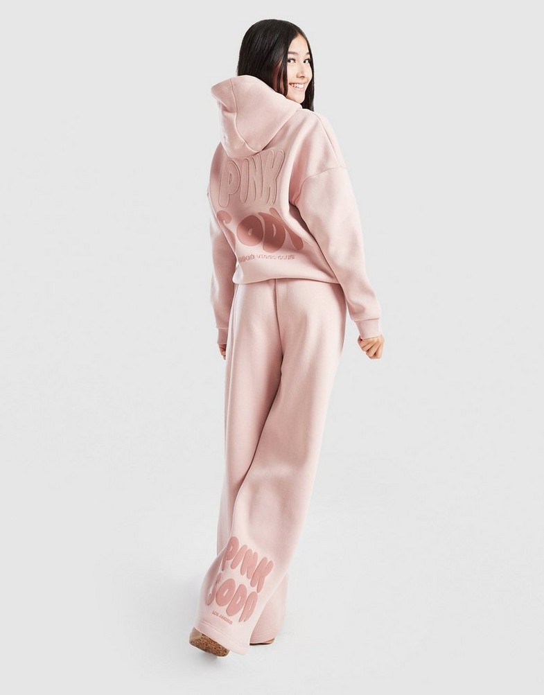 Detské nohavice PINK&SODA  NOHAVICE  ROSE JOG INFIL PSSTJG11988719 Hnedá