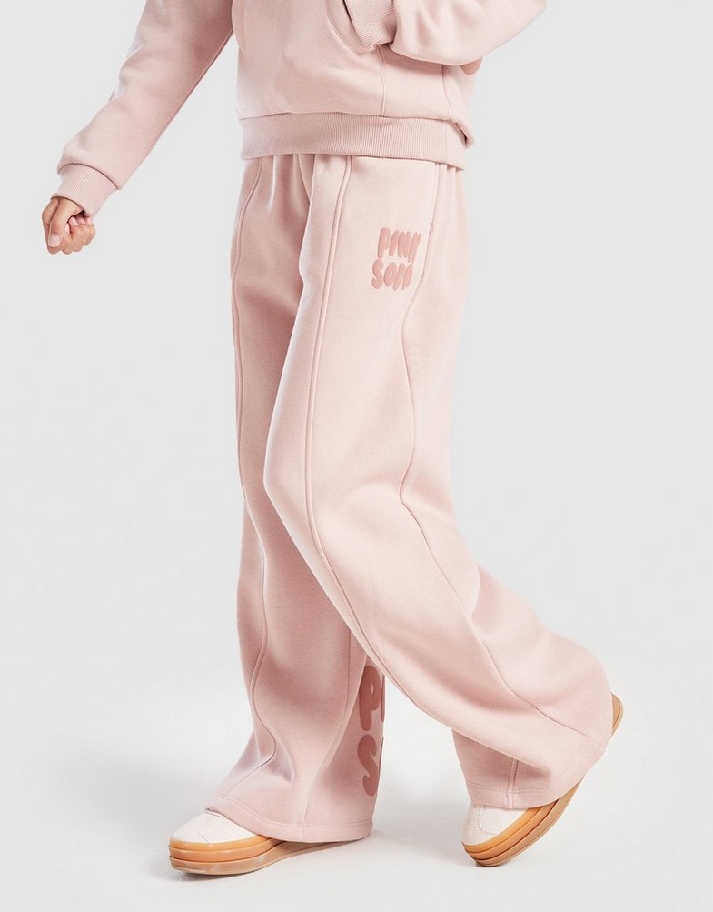 Detské nohavice PINK&SODA  NOHAVICE  ROSE JOG INFIL PSSTJG11988719 Hnedá