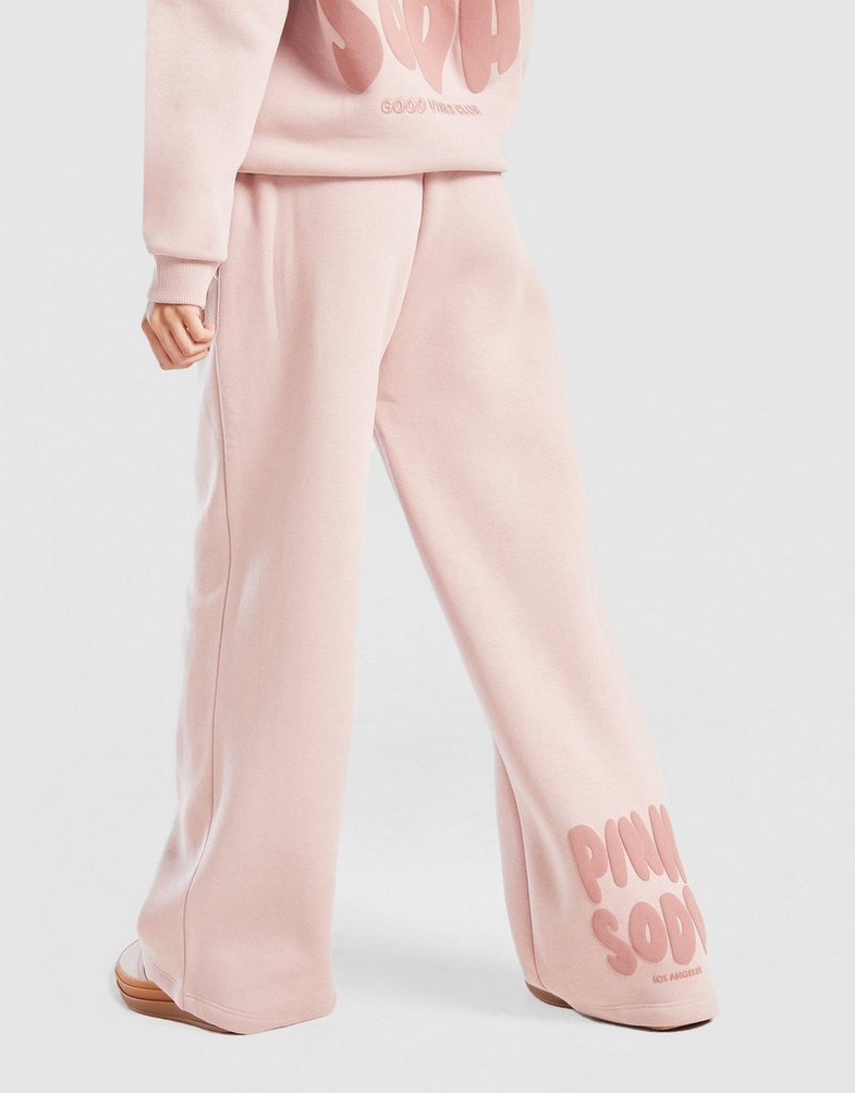Detské nohavice PINK&SODA  NOHAVICE  ROSE JOG INFIL PSSTJG11988719 Hnedá
