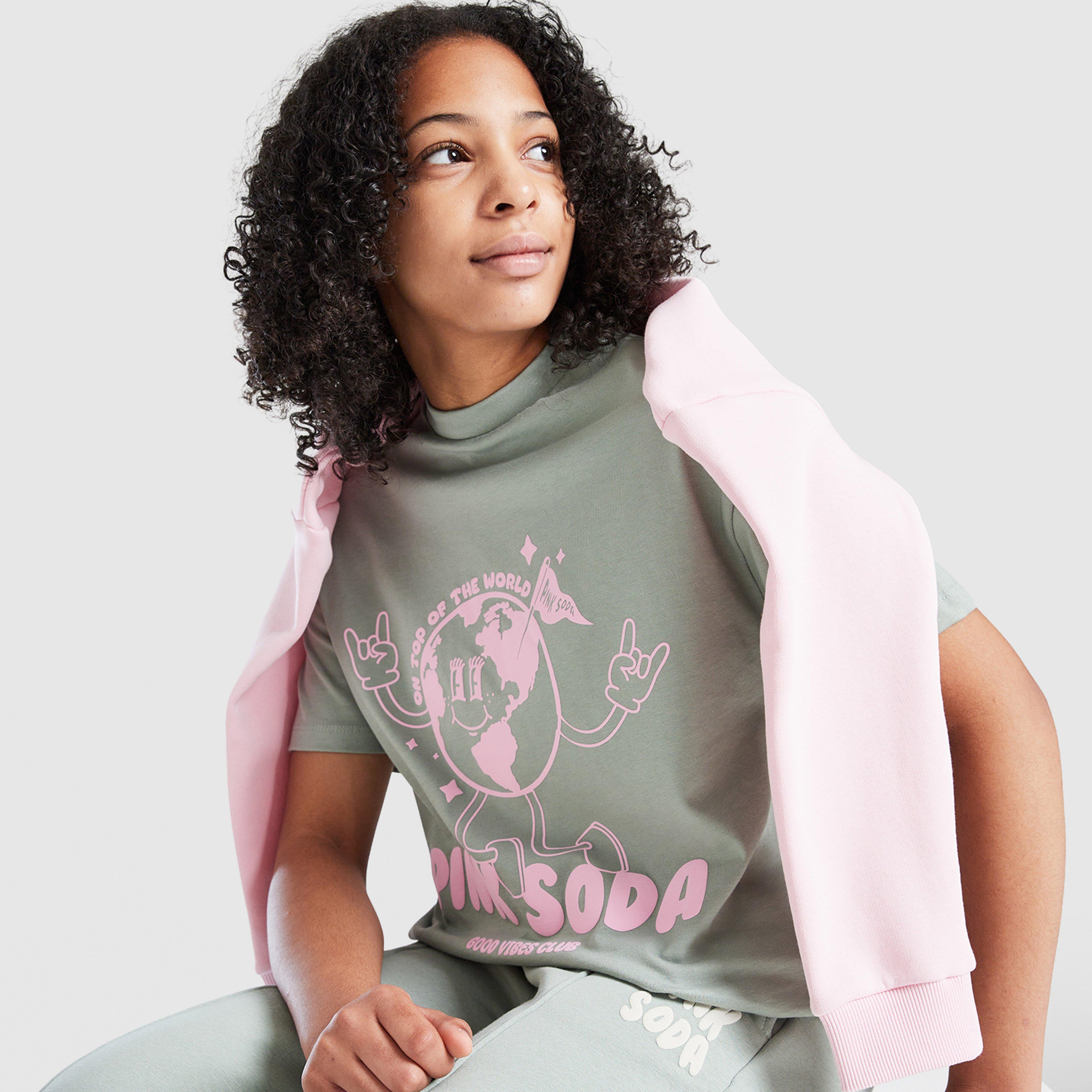 Vaikiški marškinėliai PINK&SODA  MARŠKINĖLIAI WORLD TEE