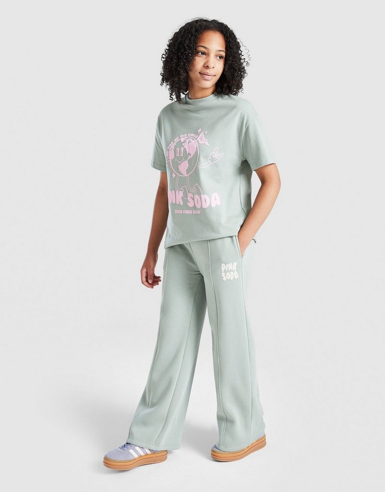 Дитячі футболки PINK&SODA  ФУТБОЛКА WORLD TEE PSSTJG11955723 Зелений