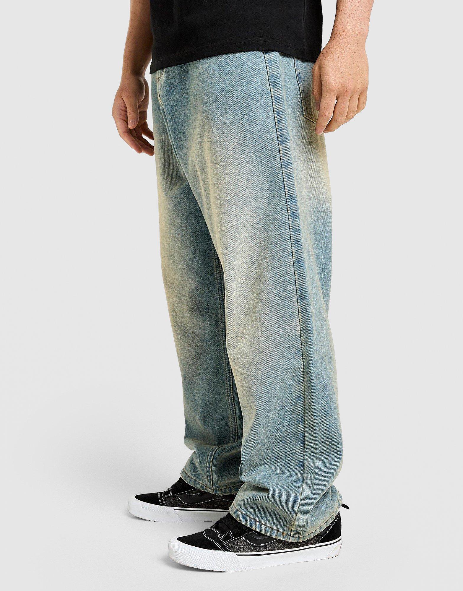 Blugi pentru bărbați UNLIKE HUMANS PANTALONI  HELMS JN LDEN-STN ULHTM10403639 Albastru