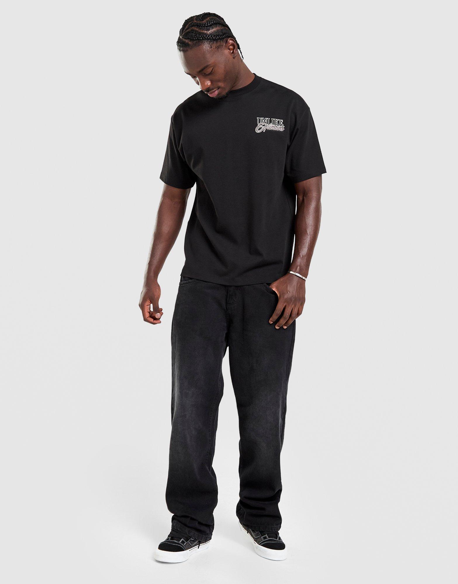 Pánske džínsy UNLIKE HUMANS NOHAVICE  WELLER JN DDEN-WBD ULHTM10399036 Čierna