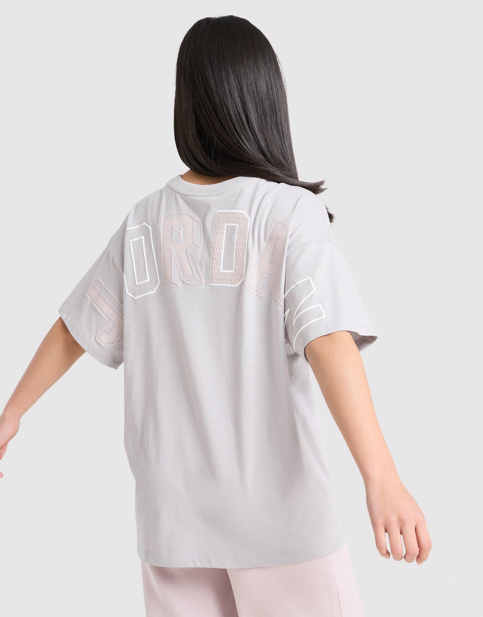 Gyerek póló JORDAN PÓLÓ JORDAN AJ LETTERMAN TEE 45F693-G4R Rózsaszín