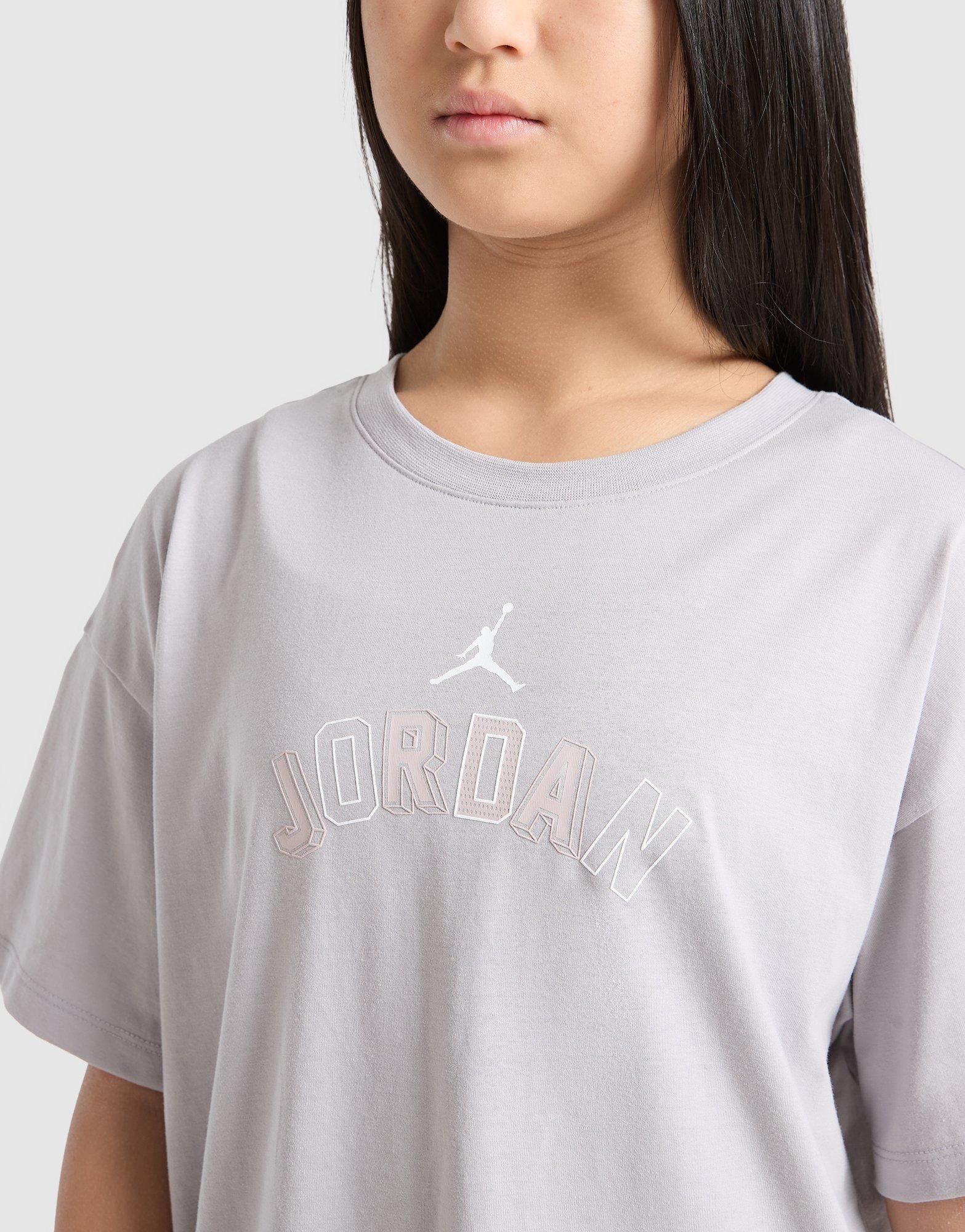 Gyerek póló JORDAN PÓLÓ JORDAN AJ LETTERMAN TEE 45F693-G4R Rózsaszín