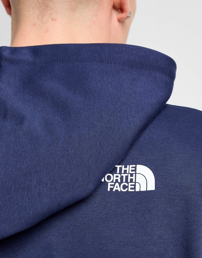 Bluză pentru bărbați THE NORTH FACE BLUZĂ CU GLUGĂ M SMALL BOX HOODIE NF0A8CAZ92A1 Bleumarin