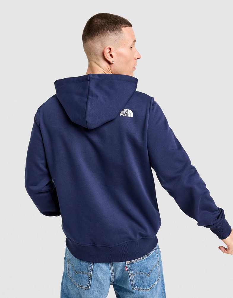 Bluză pentru bărbați THE NORTH FACE BLUZĂ CU GLUGĂ M SMALL BOX HOODIE NF0A8CAZ92A1 Bleumarin