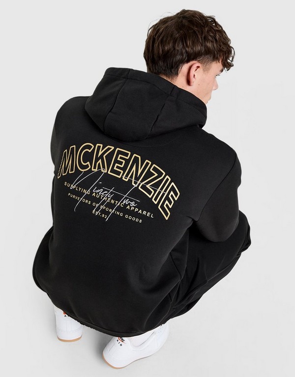 Mckenzie Mikina S Kapucňou Script Oh Hd Blk-Blk