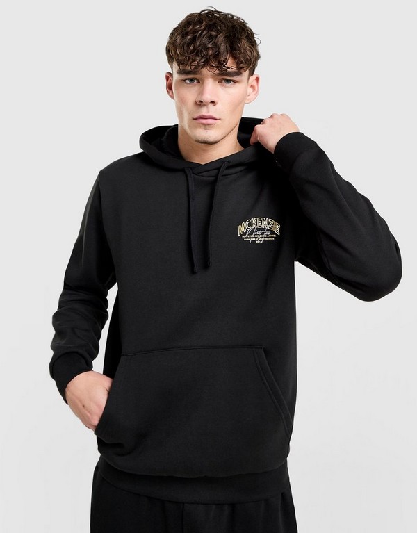 Mckenzie Mikina S Kapucňou Script Oh Hd Blk-Blk