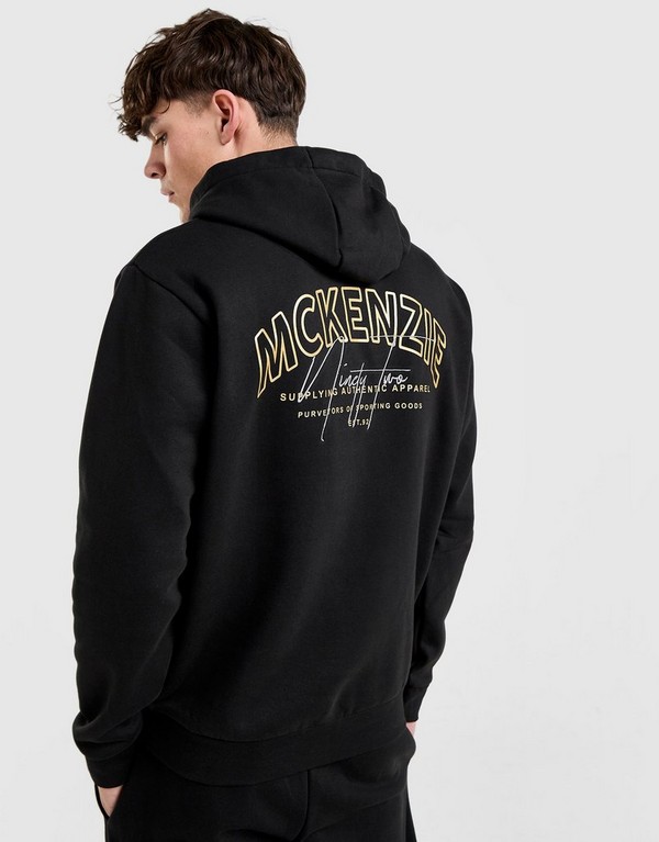 Mckenzie Mikina S Kapucňou Script Oh Hd Blk-Blk