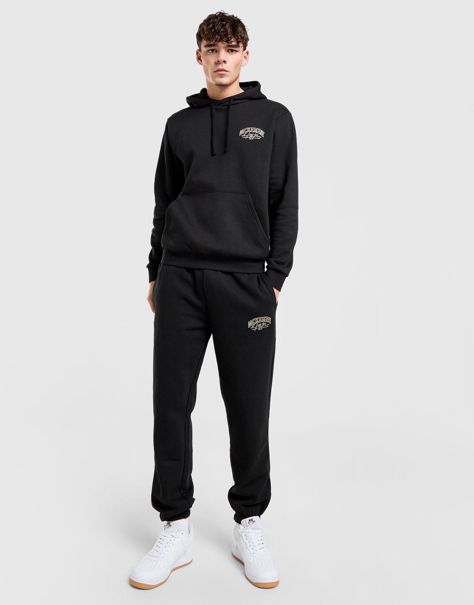 Mckenzie Mikina S Kapucňou Script Oh Hd Blk-Blk.