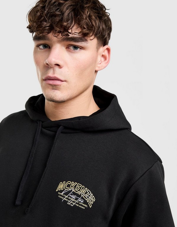 Mckenzie Mikina S Kapucňou Script Oh Hd Blk-Blk