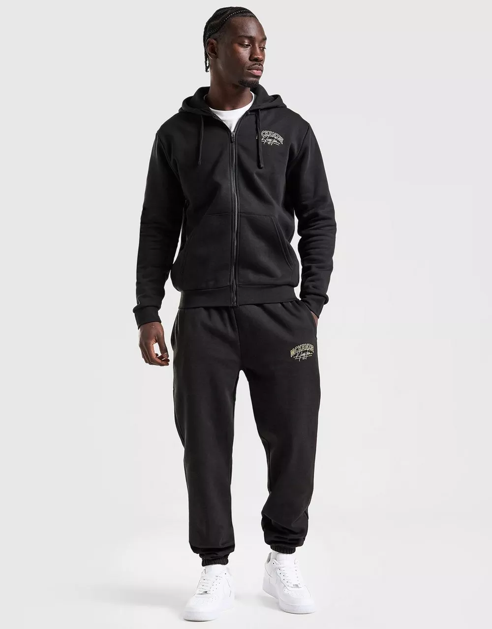 MCKENZIE ШТАНИ SCRIPT FLC PNT BLK-BLK, фото 1 з 5