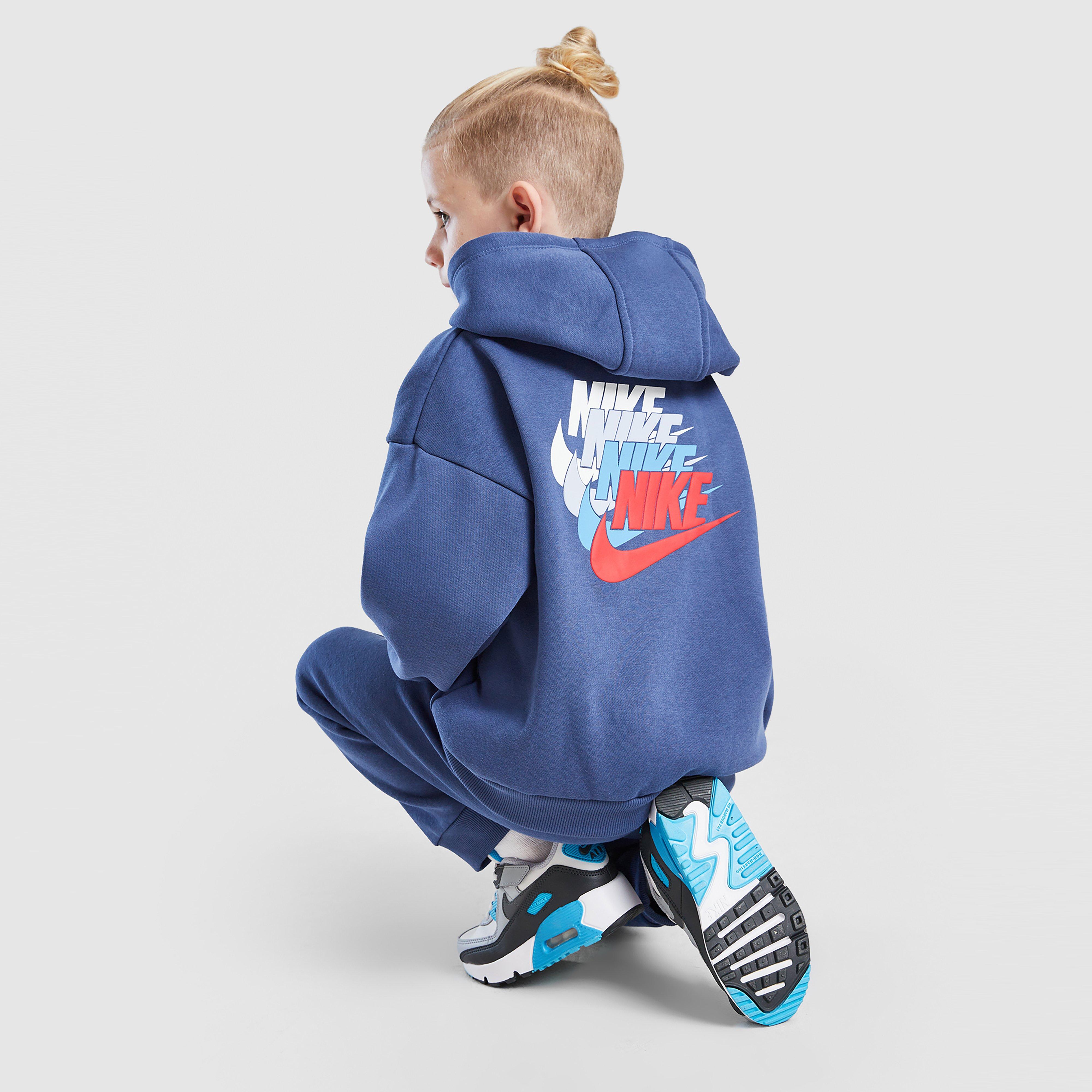 Trening pentru copii NIKE TRENING B NSW GFX FLC PO PANT SET