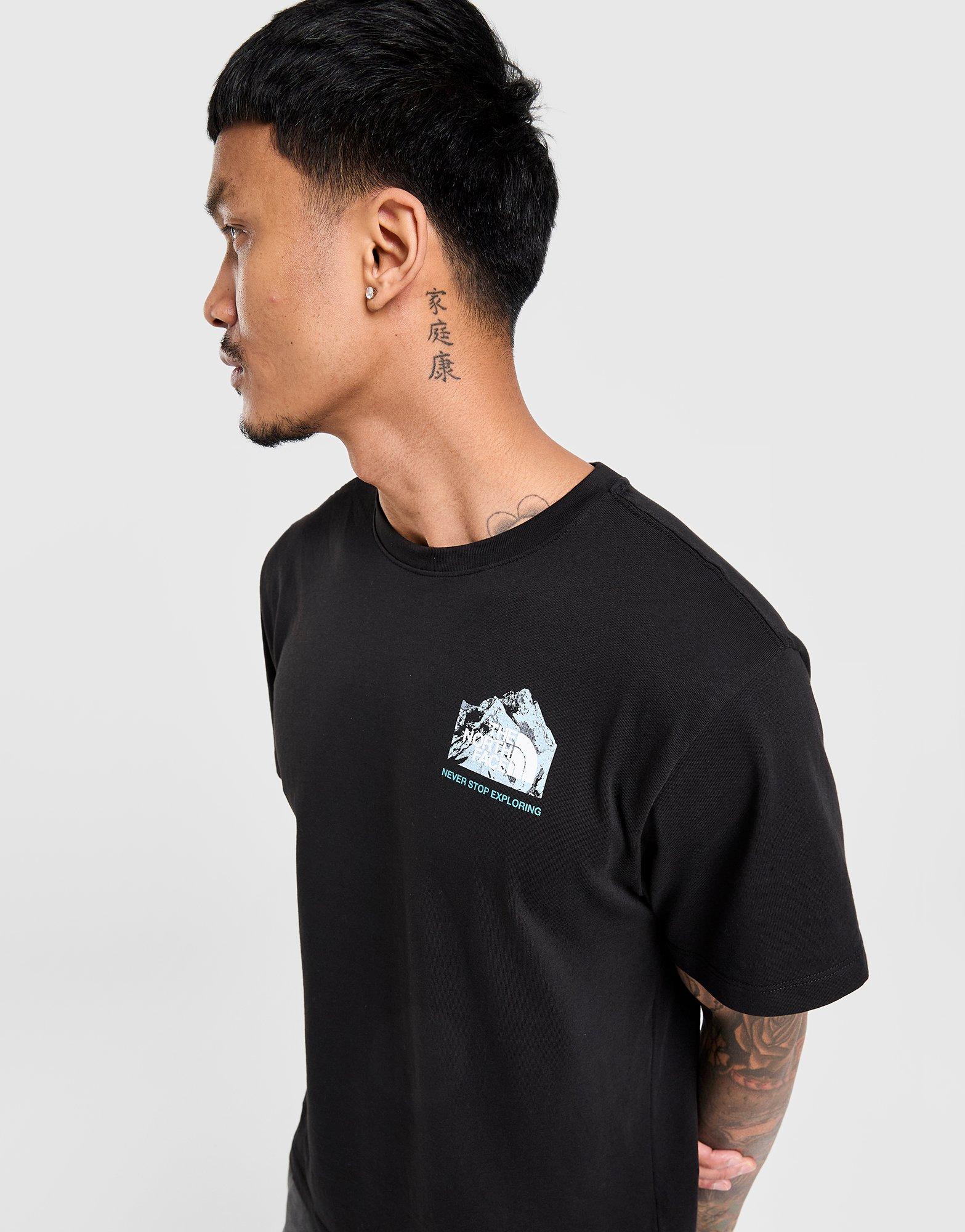 Pánske tričko THE NORTH FACE TRIČKO M DARK MATTER RELAXED TEE NF0A8HD7JK31 Čierna