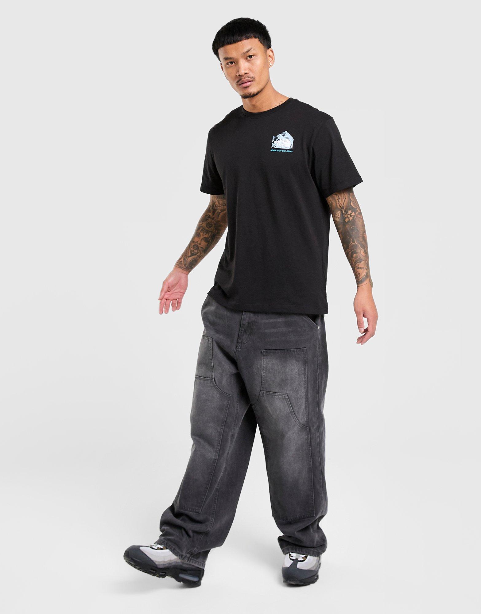 Pánske tričko THE NORTH FACE TRIČKO M DARK MATTER RELAXED TEE NF0A8HD7JK31 Čierna